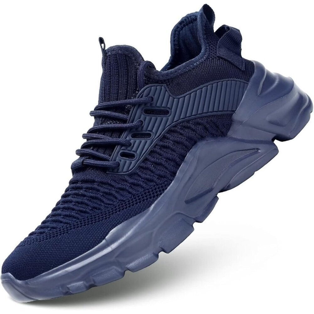 Men's Mesh Blue Non Slip, Breathable, Athletic Sports Fashion Sneakers Shoes